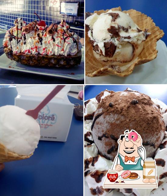 Venha experimentar as opções doces