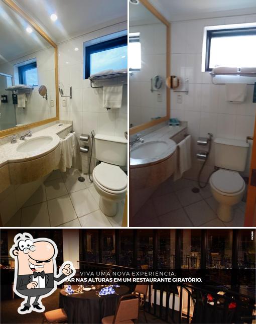 O interior do Hotel Slaviero Guarulhos Aeroporto