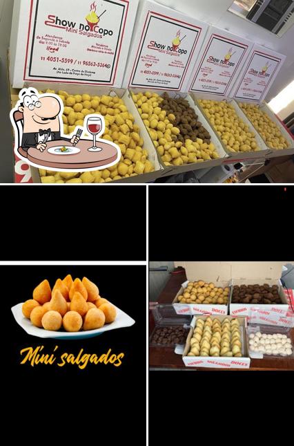 Comida em Show no Copo - Salgados