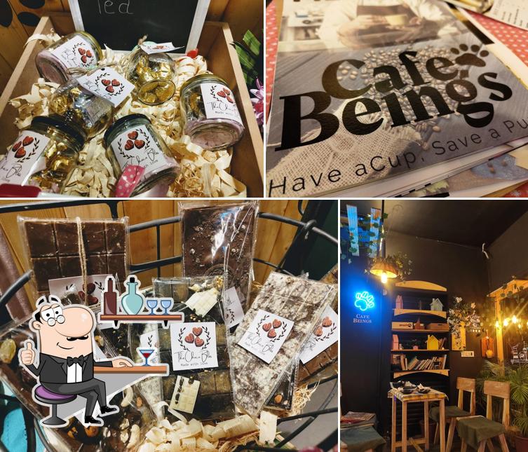 The interior of Cafe Beings