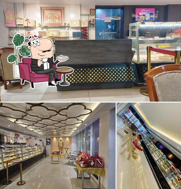 Check out how THE GHANSHYAM AMRITSAR MITHAIWALE - JALANDHAR looks inside