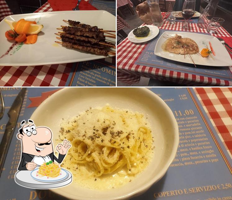 Spaghetti alla carbonara al Trattoria Romana Cacio e Pepe