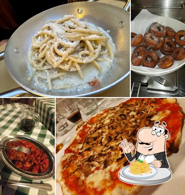 Spaghetti alla carbonara al Ristorante Il Cantinone Di Imperatori Patrizia