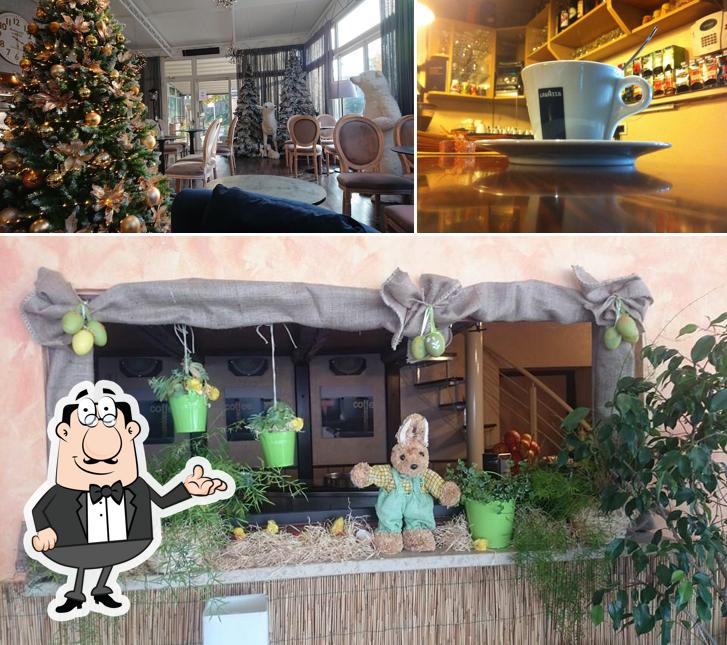 Tra le diverse cose da Caffe Bar Parenz si possono trovare la interni e bancone da bar