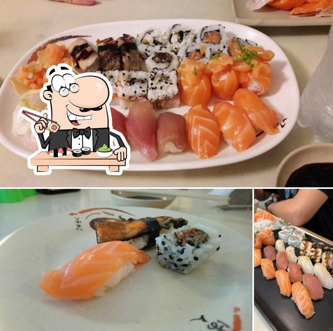 Sushi é um famoso item de comida originário do Japão