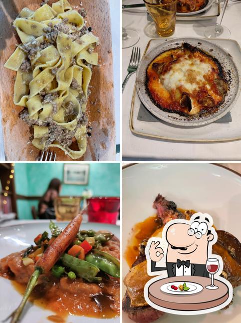 Cibo al Ristorante Sora Maria e Arcangelo