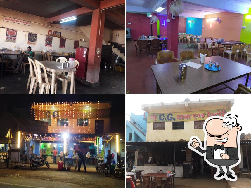 The interior of NEW CG DHABA AND REATAURANTS