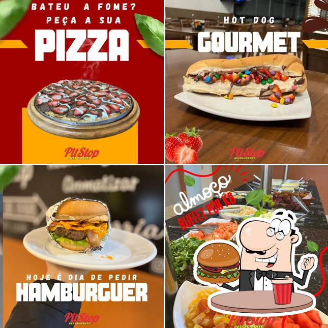Hambúrguer em Pit Stop Da 7