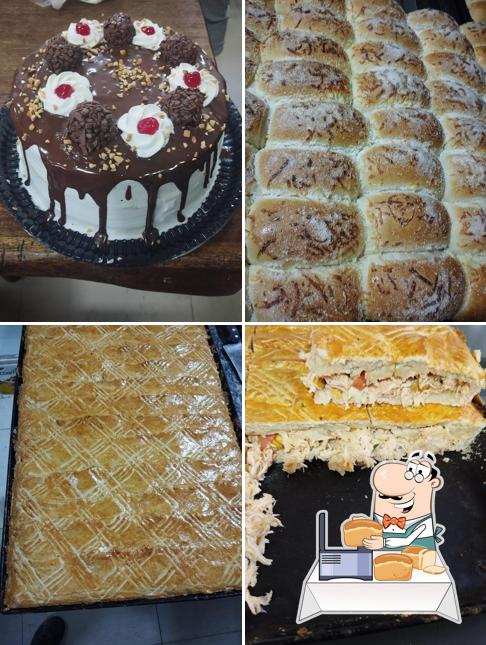 Pão-com-alho em Padaria e Confeitaria Doce Pães