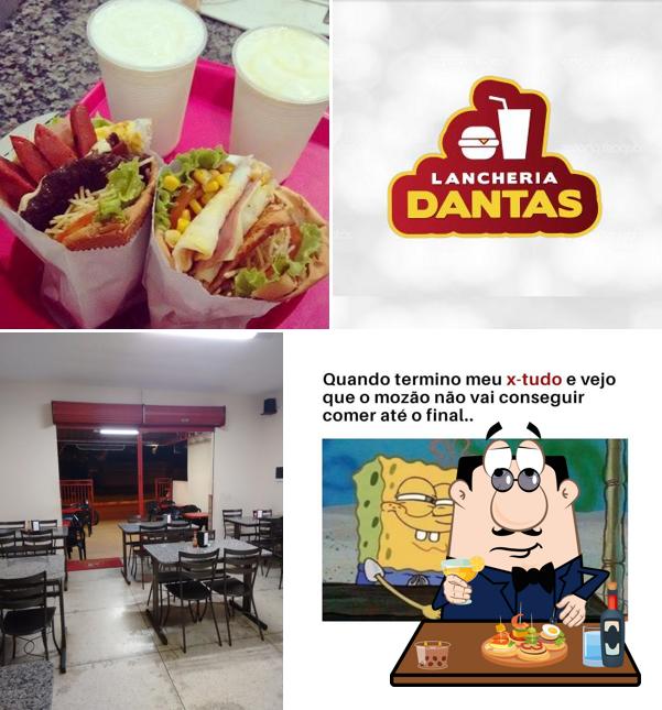 Pegue um sanduíche no Lancheria Dantas
