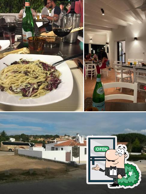 Puoi goderti l'aria fresca da seduto all'esterno di Ristorante Il Guscio