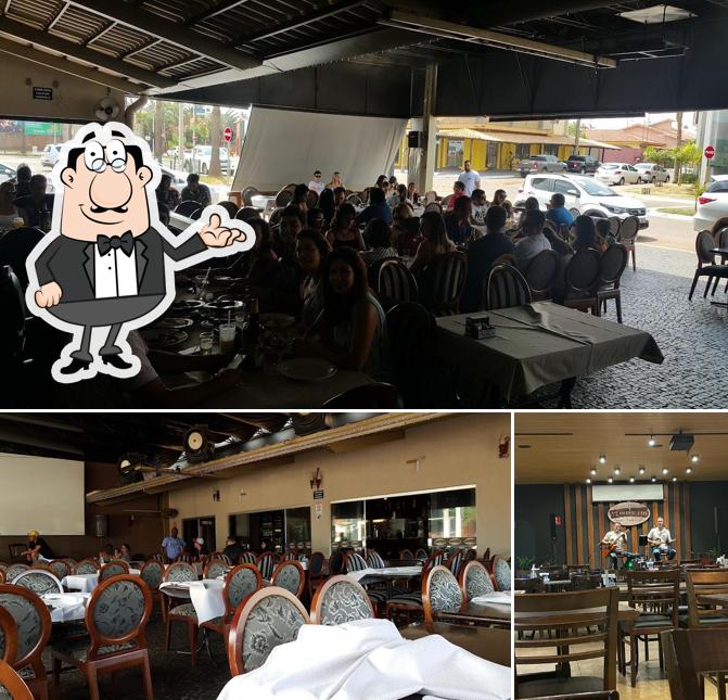 O interior do Rodeio Choperia