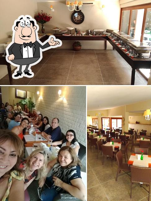 O interior do Restaurante Philó Farhat