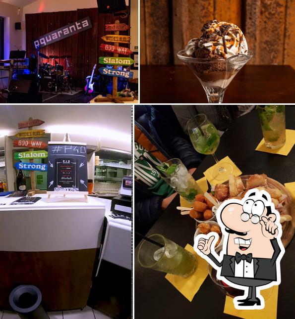 Gli interni di P40 Pquaranta Ross Edition