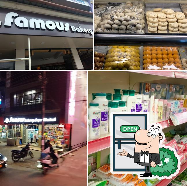 The exterior of Famous Bakery & Supermarket