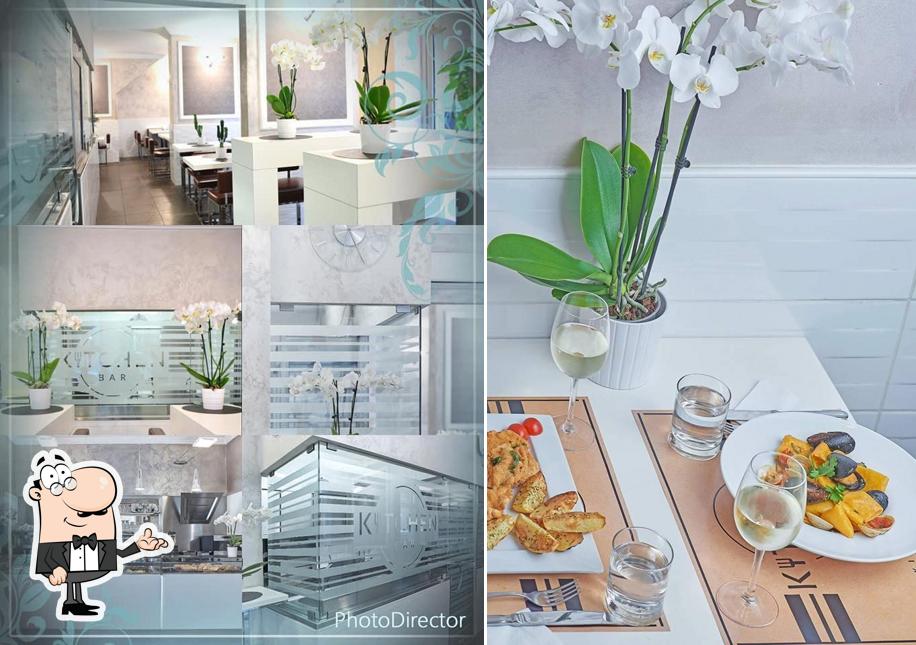 Gli interni di kitchen bar