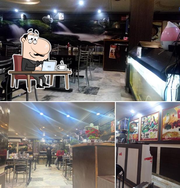 Check out how Dashmesh Vaishno Dhaba looks inside