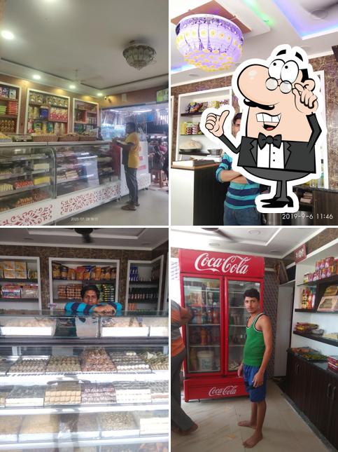 The interior of SRI BALAJI MITHAI BHANDAR