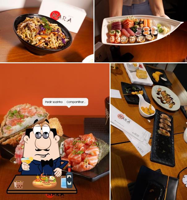 Bruschettas em Nara Sushibar Restaurante Japonês Barra da Tijuca Downtown