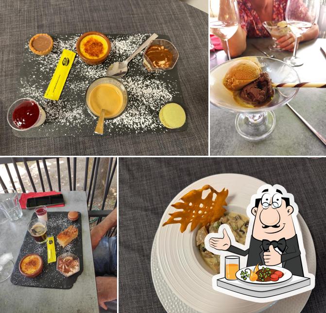 Mousse au chocolat à Restaurant Les briques Rouges