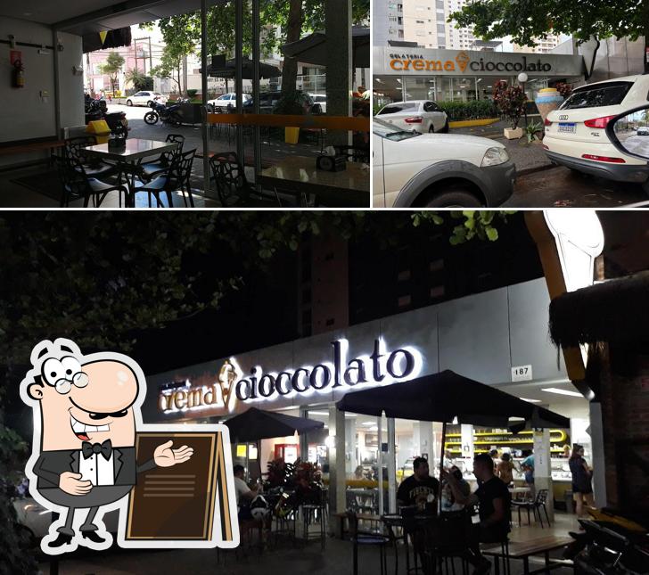 Veja imagens do exterior do Crema & Cioccolato Alto da Glória