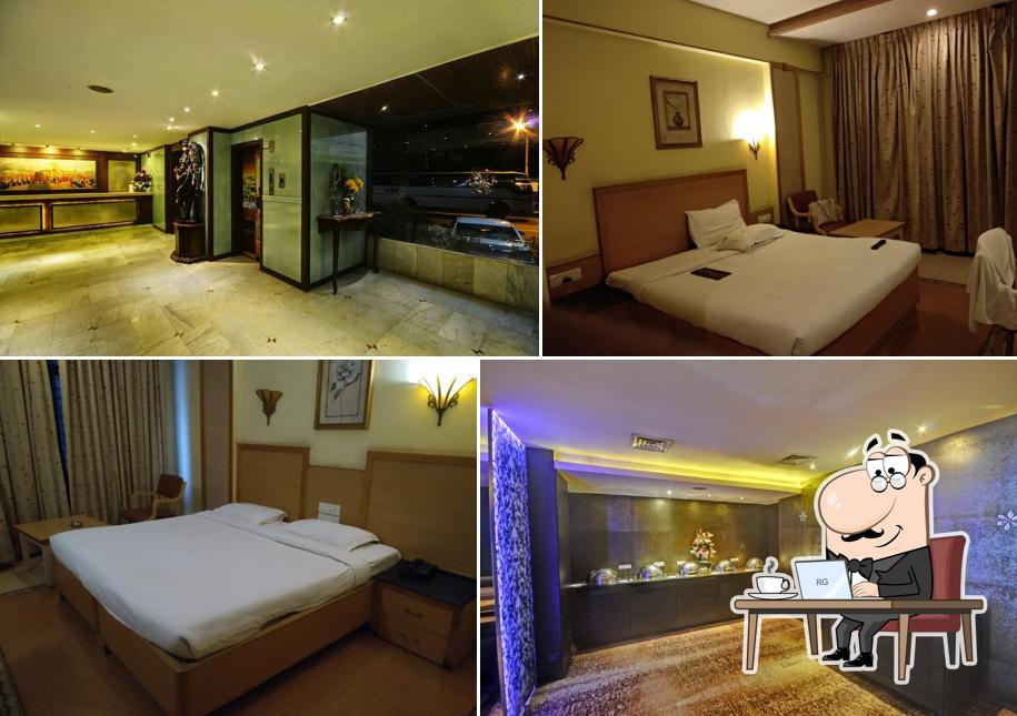 The interior of Hotel Roopa