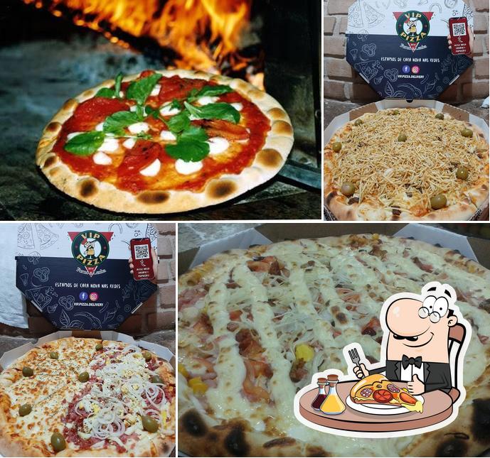 No A&M VIP Pizzaria & Cafeteria, você pode desfrutar de pizza