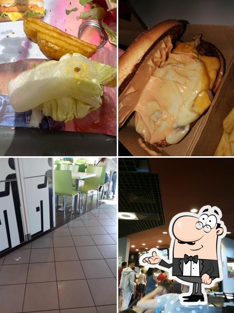 Parmi les diverses choses de la intérieur et la nourriture, une personne peut trouver sur Quick Roubaix