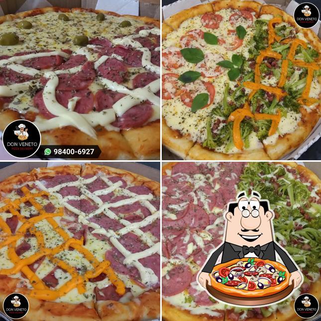 Escolha pizza no Don Veneto Pizza Delivery - Itapema