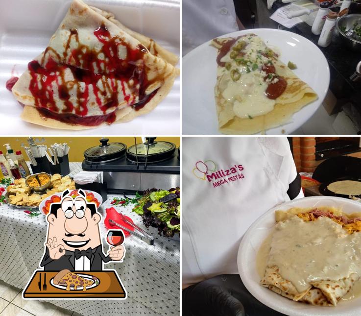 Peça diversos variedades de pizza