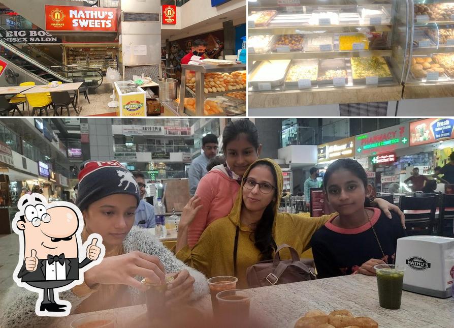 Here's a photo of Nathu's Sweets