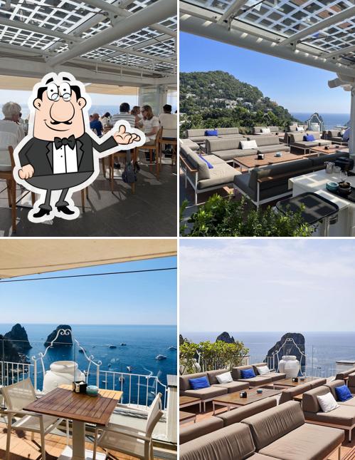 Gli interni di Capri Rooftop