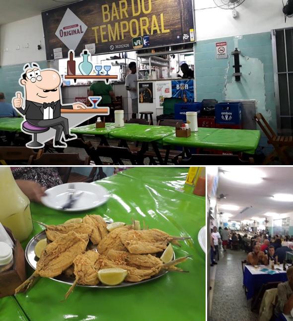 O interior do Bar do Temporal