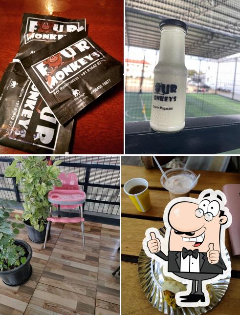 Four Monkeys Dine In