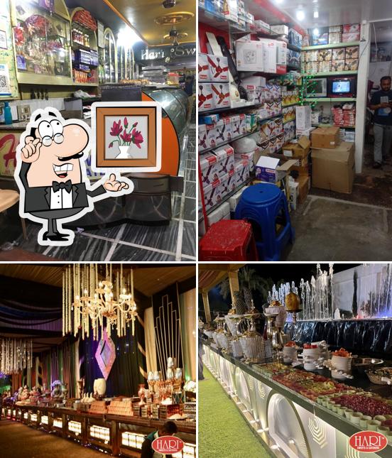The interior of Hari Sweets & Caterers