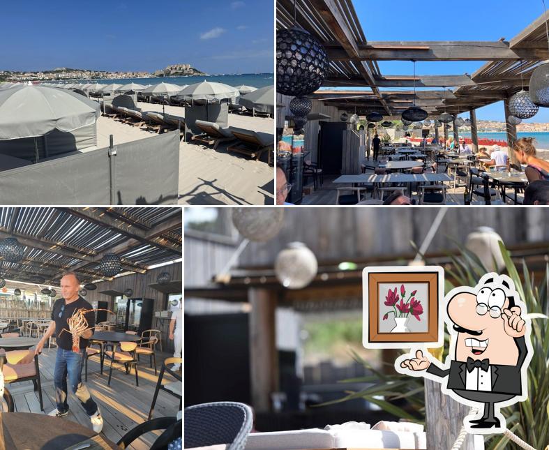 Installez-vous à l'une des tables de U Ricantu Calvi