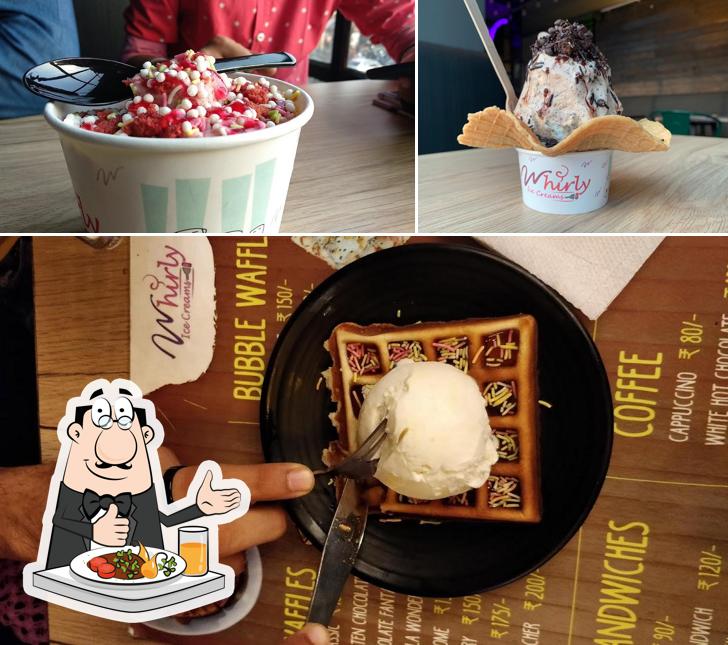 Meals at Whirly Ice-cream parlour