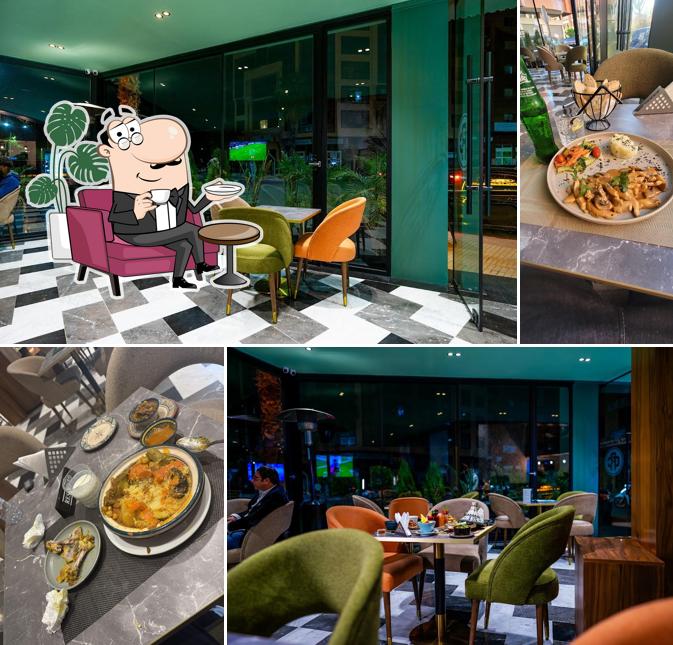 L'intérieur de Cafe Chez Rania