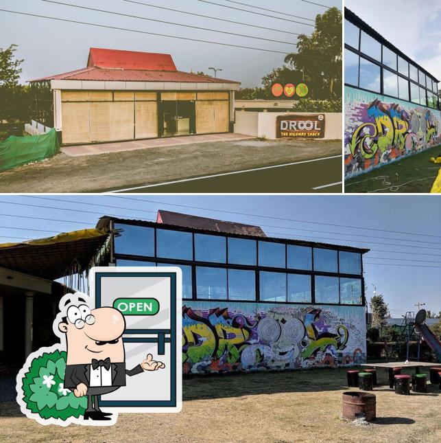 The exterior of Drool The Highway Shack Cafe & Casual Dine-in Veg&Nov-Veg Restaurant