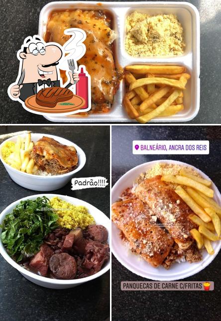 Peça refeições de carne no Hora do Rango