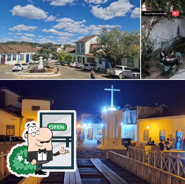 Você pode espairecer no na área externa do Tapioca Do Cerrado