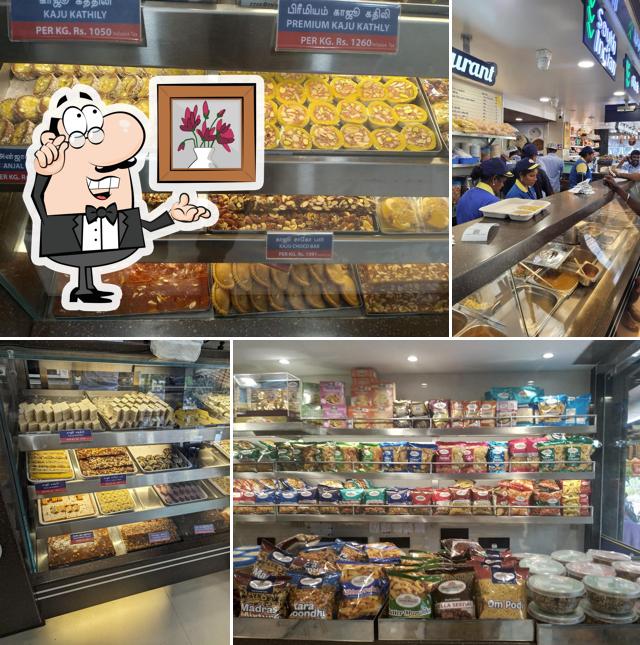 The interior of Adyar Ananda Bhavan - A2B