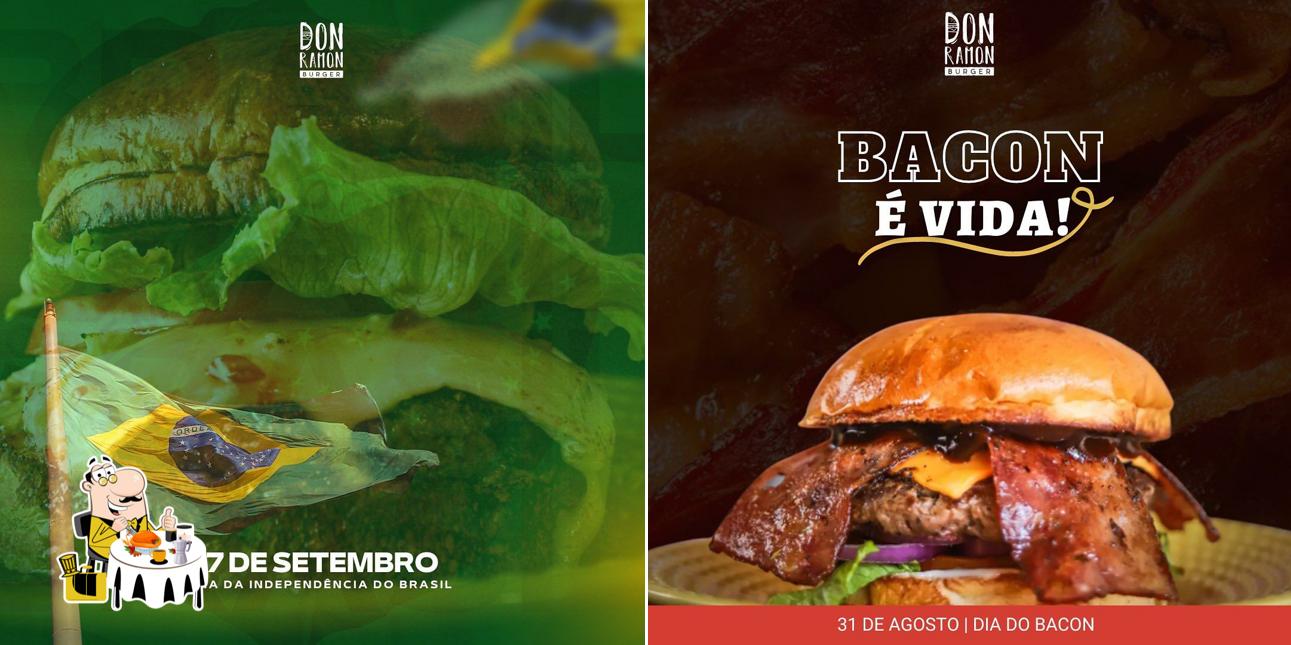 Platos en Don Ramon Burger