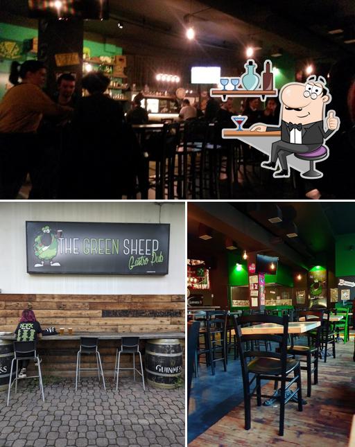 Dai un'occhiata agli interni di The Green Sheep Gastro pub