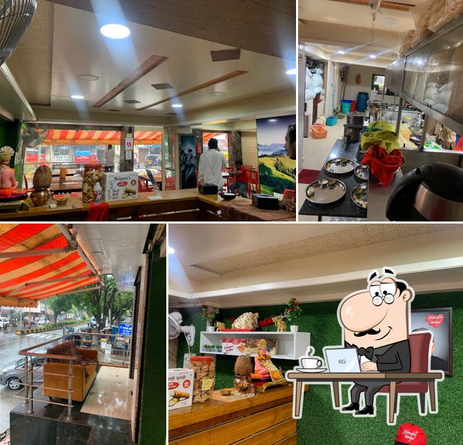 The interior of Jogeshwari Misal Pimpri - Best Misal in Pune