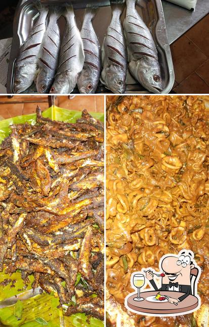 Food at Fish and Rice