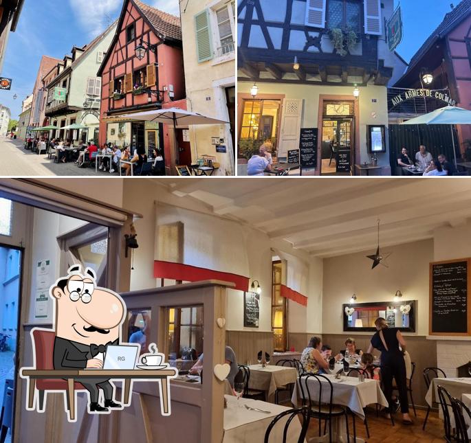 L'intérieur de Aux Armes de Colmar