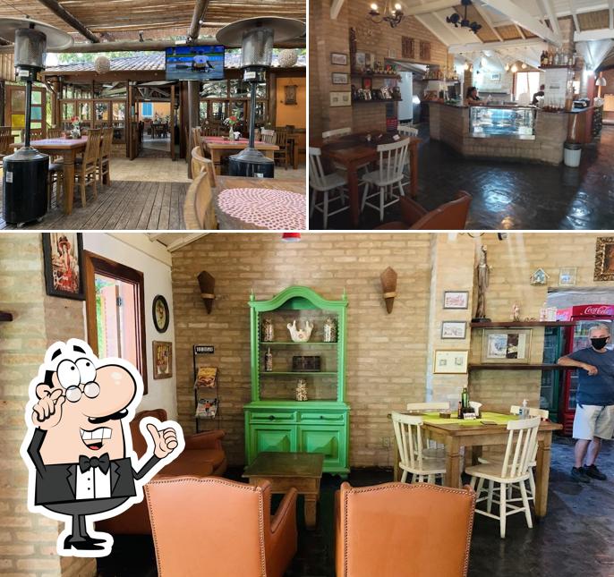 O interior do Armazém da Fazenda - Restaurante e Pizzaria