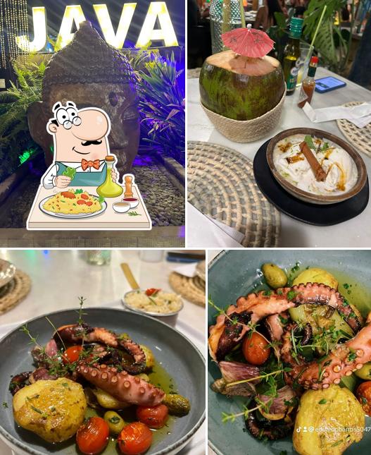 Platos en Java Restaurante