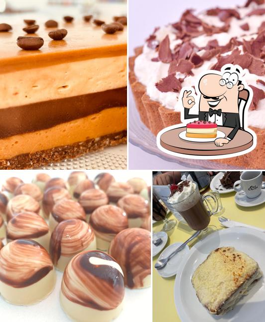 Bolo de queijo em Oui!Chocolat Café & Doceria